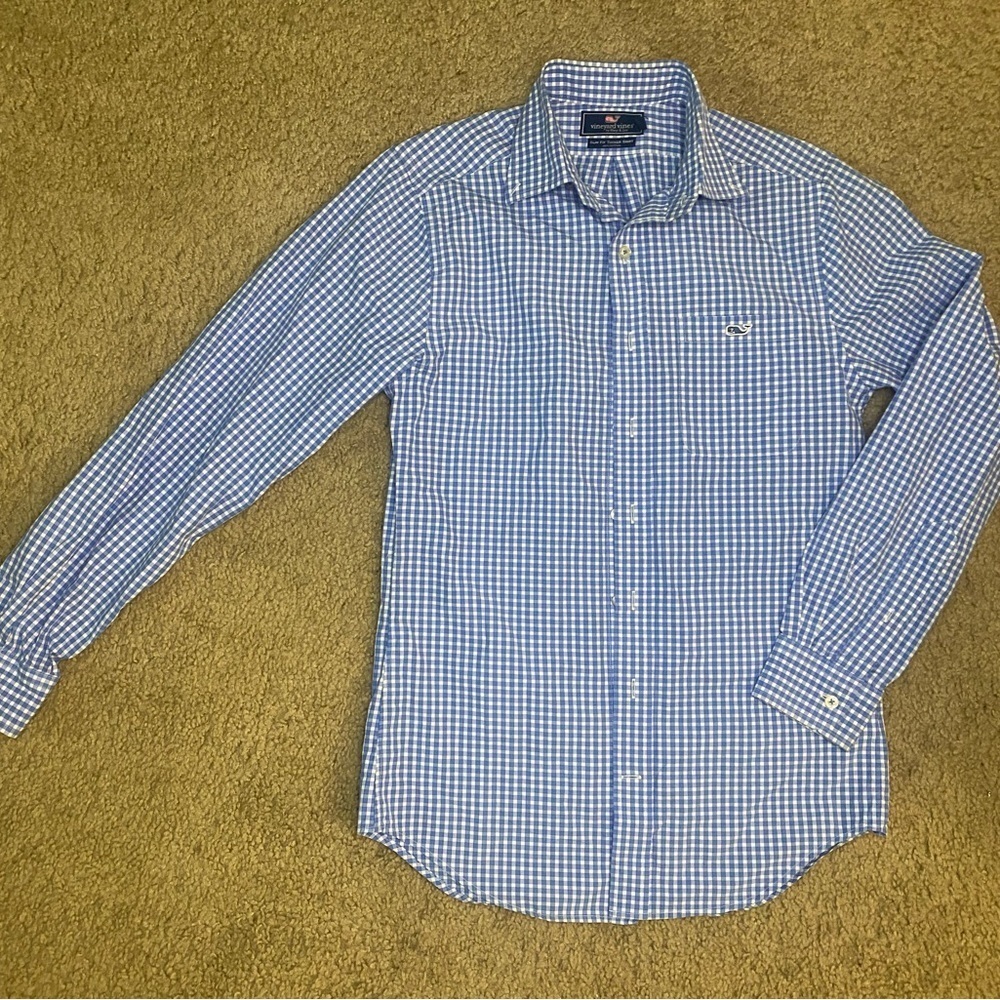 Vineyard Vines Slit Fit Tucker Cotton Shirt